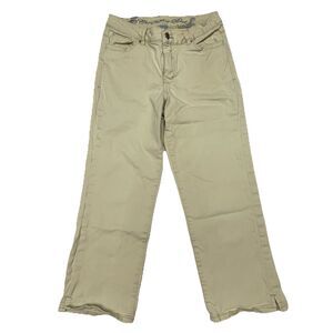 Christopher Blue Jeans Capris Stretch Ivory Sand Women's Size 8
